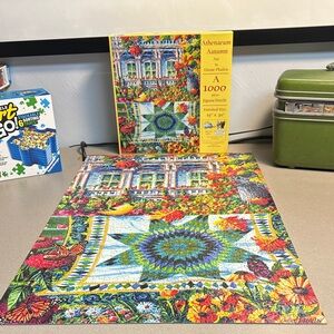 Athenaeum Autumn Art Puzzle by Diane Phalen 19” X 30”